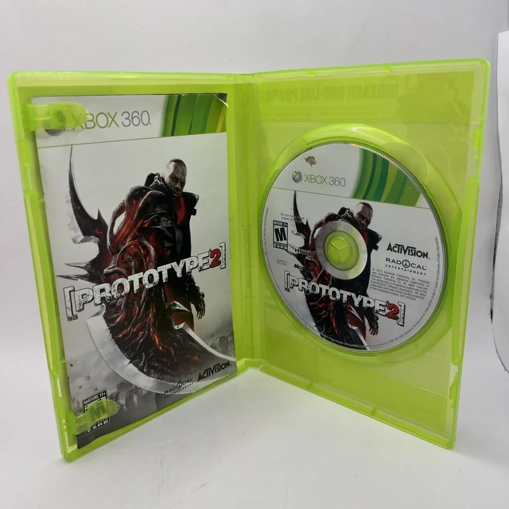 Prototype 2 (Microsoft Xbox 360, 2012 Activision) Complete CIB